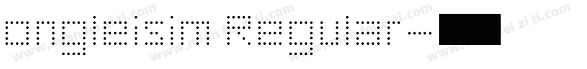 ongleisim Regular字体转换